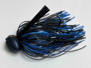 Advantage Bait Football Jig Black Blue