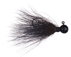 Andys Bear Hair Jig Black