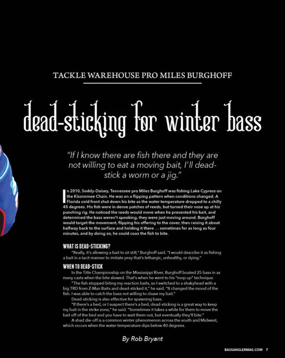 Deadsticking for bass