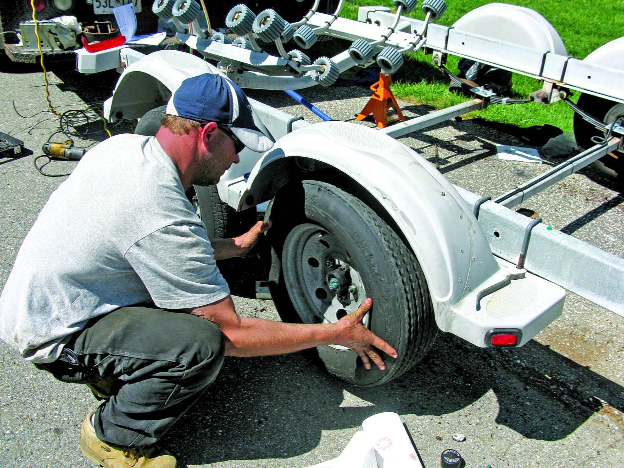 How to Repack and or Replacing Your Trailer Wheel Bearings Bass