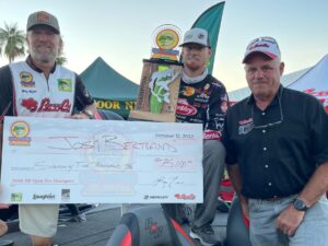 Berkley and Abu Garcia Pro Josh Bertrand earns first WON BASS US Open trophy and adds another notch to Berkley PowerBait MaxScent’s win column.