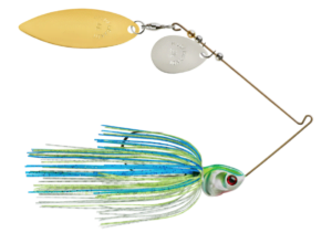 Booyah Covert Spinnerbait wht chart blue