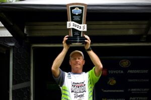 Brian La Clair of Denton, Md., who competed for Team Delaware, has won the 2023 TNT Fireworks B.A.S.S. Nation Northeast Regional at Potomac River with a three-day total of 50 pounds, 10 ounces.