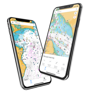 C Map Planning Features 2 iPhones