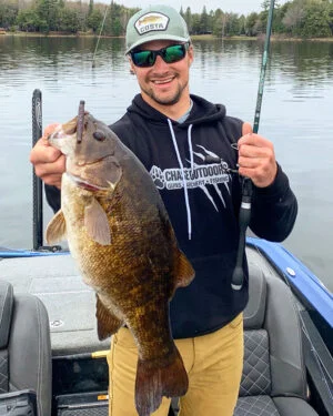 Cody Hahner post spawn smallie