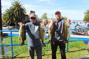 Dennis Sisto and Timothy Rhyme delta Wild West Bass Trail California Team