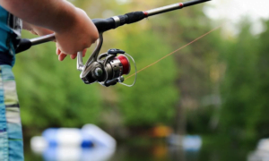 Fishing can help students relax