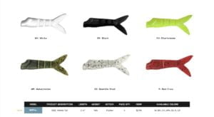 Fishlab BBZ Mimic Tail Colors