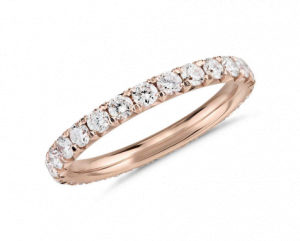 French Pave Diamond Eternity Ring