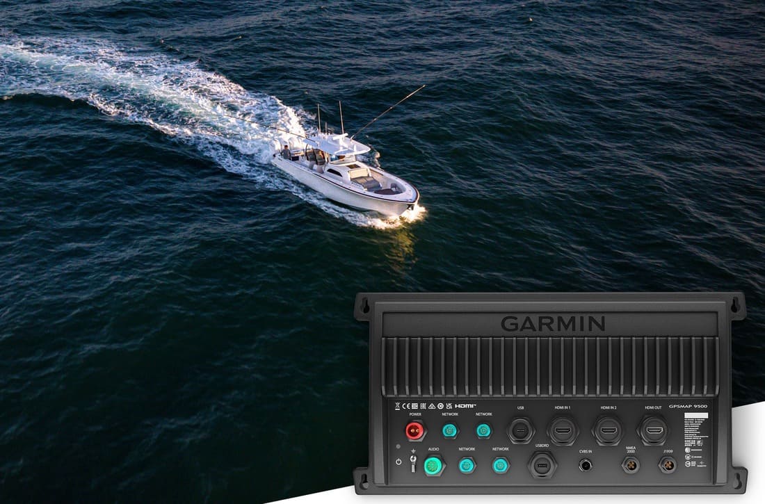 Garmin Unveils New GPSMAP 9500 Black Box System for Unmatched Marine Connectivity