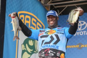 Ish Monroe of Oakdale Calif is among the field of 175 anglers who will fish all nine of the 2023 St Croix Bassmaster Opens in an attempt to qualify for the Elite Series via the new Opens EQ format