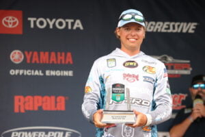 Jay Przekurat winns Bassmaster Rookie of the Year