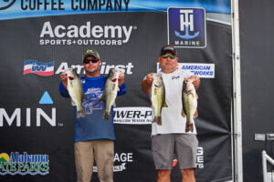 Joey Davidson and Tullis Lanier finished in third place with 1925 pounds