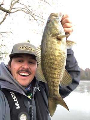 Kayak bass fishing smallmouth