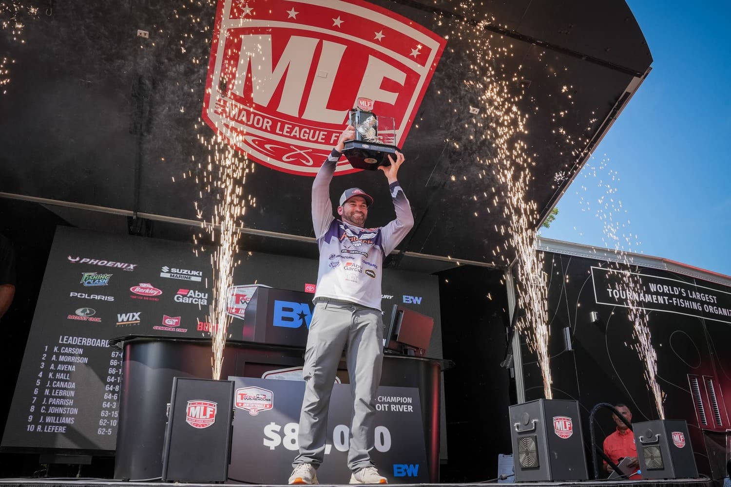 Fenwick and Berkley pro Keith Carson secured the victory using Berkley’s proven PowerBait MaxScent formula at the Tackle Warehouse MLF Invitational on the Detroit River.