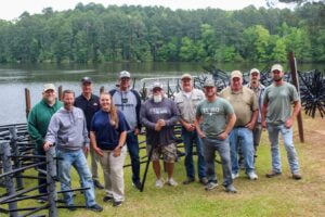 Major League Fishing Pros, Experts and Local Celebrities Rally for Fish Habitat Restoration at Lake Claiborne