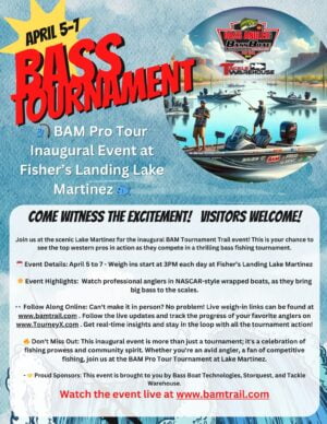 Martinez Fishing Contest Flyer