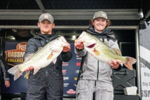 Matt and Lafe Messer of Kentucky Christian University have won the 2022 Strike King Bassmaster College Series at Harris Chain