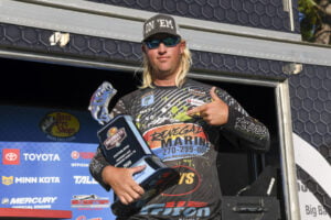 Matthew Robertson of Kuttawa Ky. has won the Bassmaster Eastern Open at Cherokee Lake