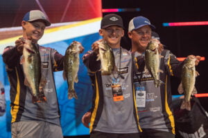 Parker Stalvey and Jacob Deel of Clay High School have won the 2022 Abu Garcia Bassmaster High School Classic