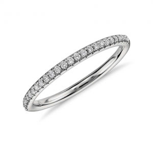 Petite Micropavé Diamond Ring