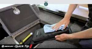 Quick Tip How to Remove Mold or Mildew from Your Boats Storage Compartments