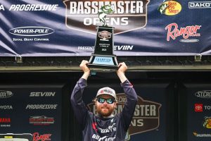 Georgia's Cody Stahl wins the St. Croix Bassmaster Open at Mississippi River presented by SEVIIN in La Crosse, Wis., with a weight of 53 pounds, 1 ounce.