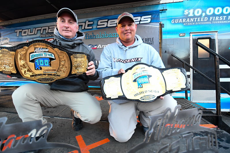 Steve Hatfield and Jim Leary AOY Belts