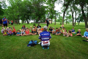 Teaching young anglers