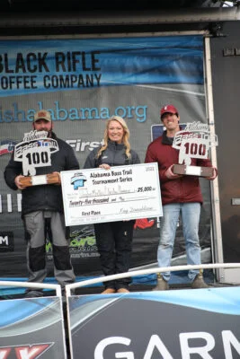 The first-place team of Waylon Mullis and Justin Hamner have fished the ABT series for a long time.