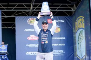 Will Davis Jr of Sylacauga, Ala., has won the 2022 TNT Fireworks B.A.S.S. Nation Championship on Pickwick Lake with a three-day total of 43 pounds 8 ounces