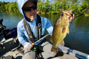 Work deep weedlines with Texas Rigged plastics for big fall largemouth