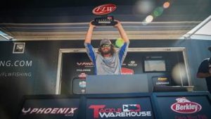 brandon medlock wins bass tournament on okeechobee