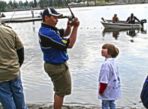 fishing lesson