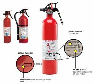 kidde fire extinuisher recall