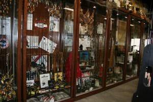  Lew's historical rods, reels, accessories, advertising materials and photographs occupy half of the Lew's Ozarks Fishing Museum