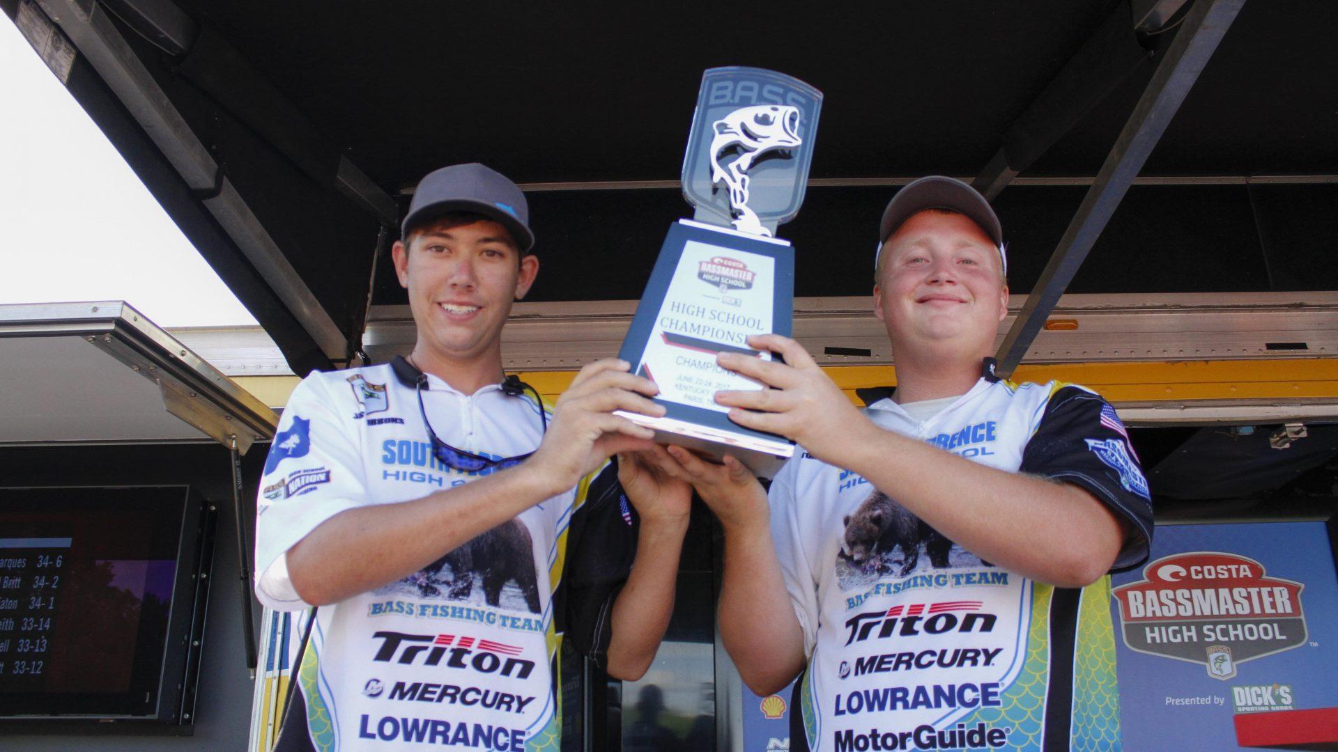 tommy floyd and james gibbons bass high school champions